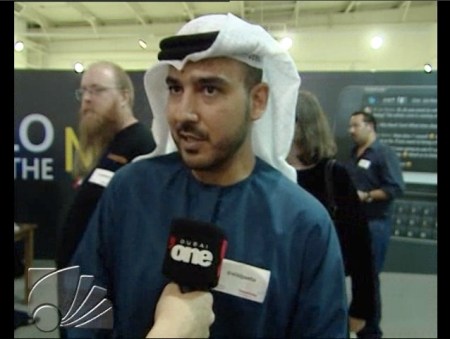 There we are lurking in the background, while Mohamed of @wildpeeta explains Twitter.