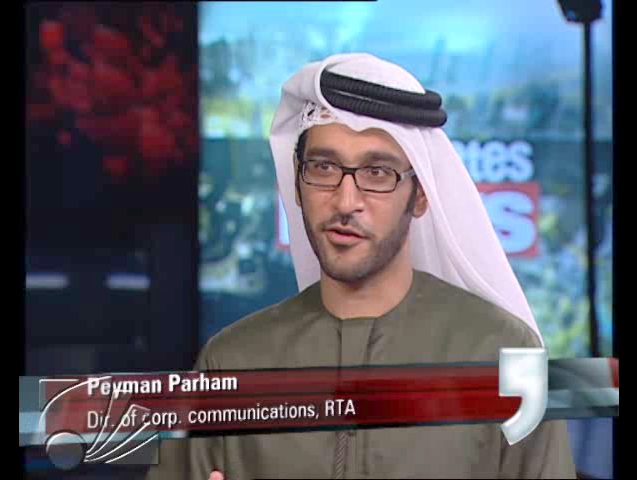 Peyman Parham discussing the first weekend of the Dubai Metro
