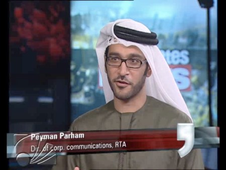 Peyman Parham discussing the first weekend of the Dubai Metro