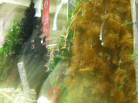 artificial Christmas trees