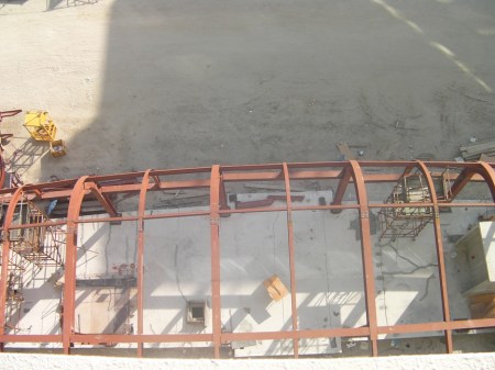 Salahuddin Station north entrance construction