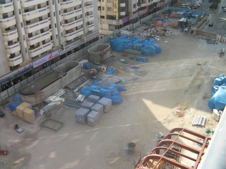 Salahuddin Station construction