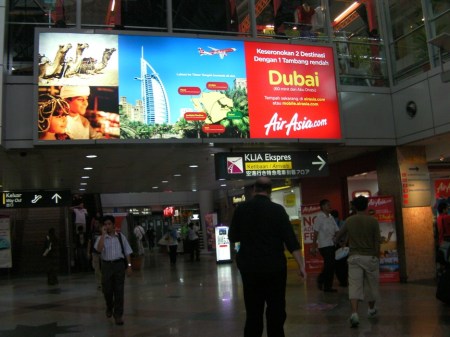Air Asia advertisement about Dubai