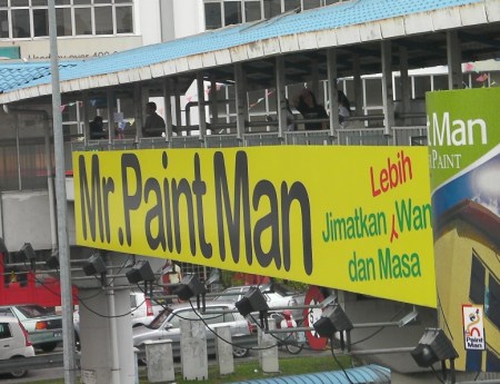 Mr. Paint Man sign