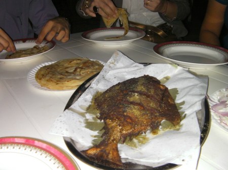 bday2 fish on a plate