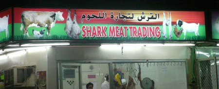 SharkMeat Shark Meat Trading sign
