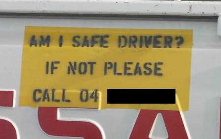 Driver5 Am I safe driver? If not please call