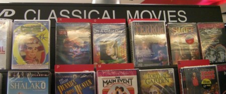 section of DVDs labeled "Classical Movies"