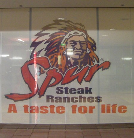 Spur Steak Ranches Spur Steak restaurant advertisement
