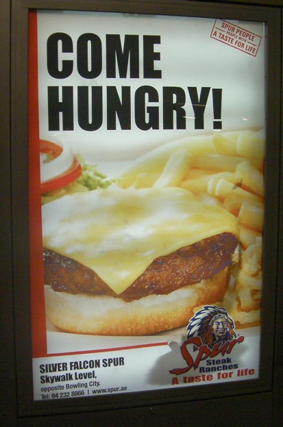 Spur Steak Ranches Spur Steak restaurant advertisement
