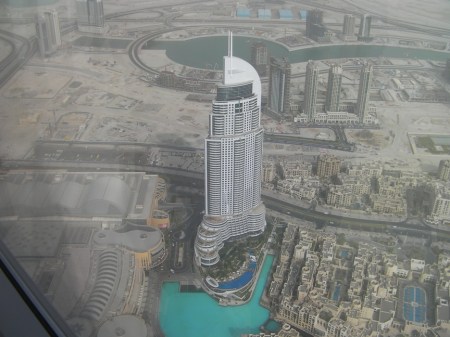 Address Hotel view of the Address Hotel and Business Bay