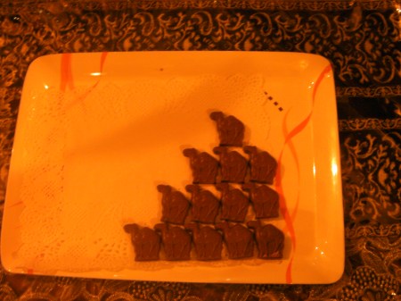 camel shaped chocolates