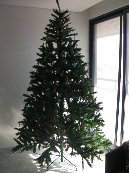 artificial Christmas tree
