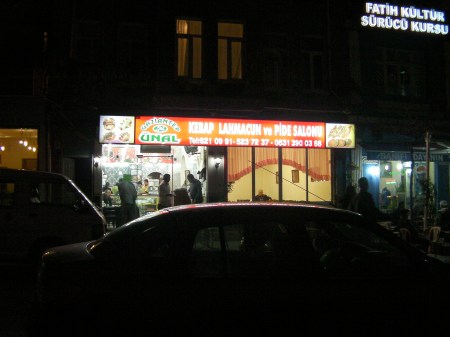 Kebap Lahmacun restaurant sign