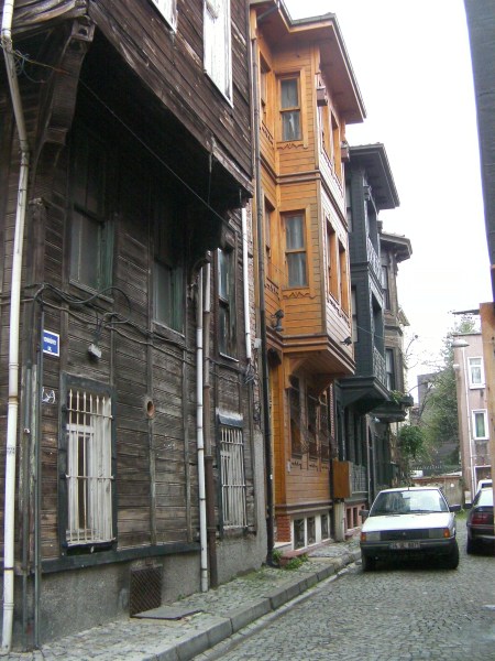 wooden houses