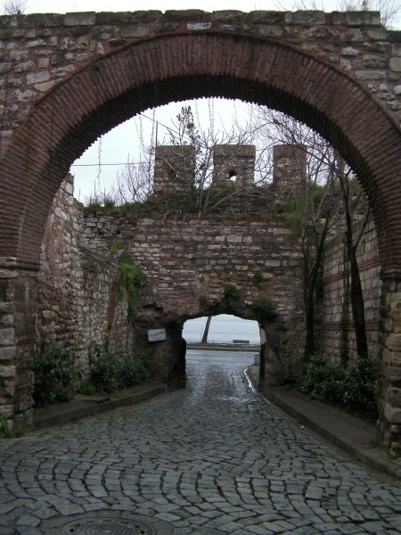 ancient stone gateway