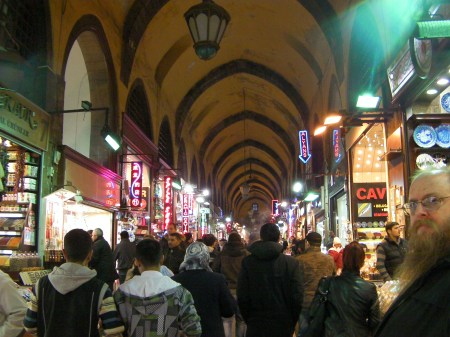 crowded market place