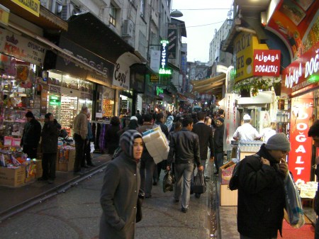 crowded street