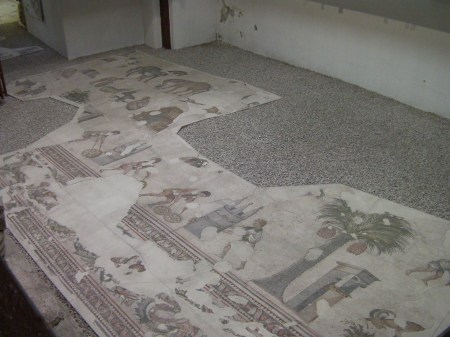 Byzantine mosaic flooring