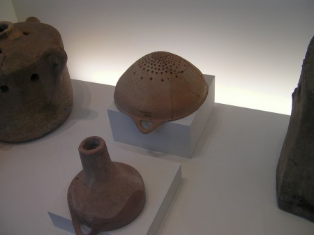 clay pot with holes in the bottom
