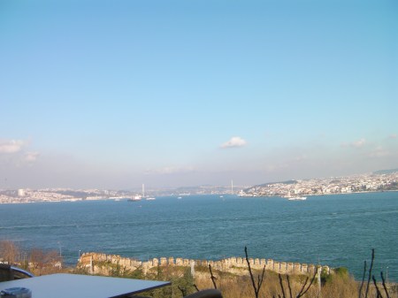 view of the Bosphorus Strait
