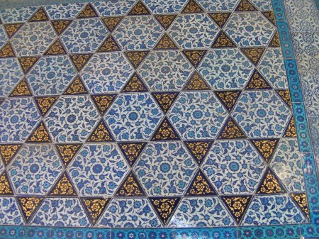 tiles in star pattern