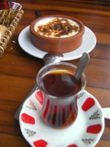 pudding and tea