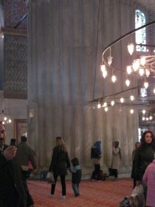 massive stone column