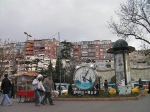 hillside apartment buildings