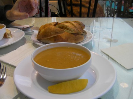 bowl of lentil soup