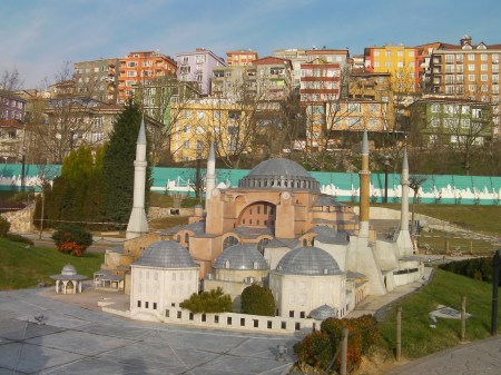 miniature of the Hagia Sophia
