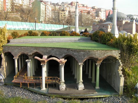 miniature of the Basilica Cistern