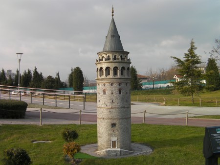 miniature of Galata tower