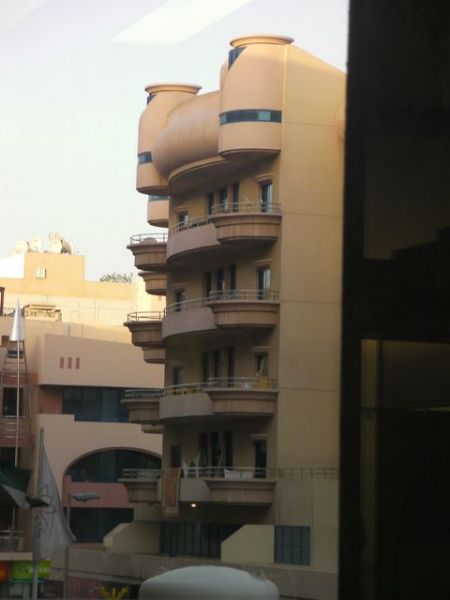 Jetsons futuristic apartment building