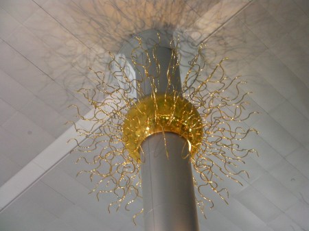 Golden squiggles golden decoration