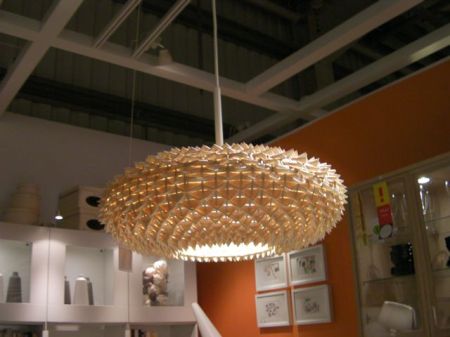 Sea Urchin Lamp hanging lamp that looks like a sea urchin