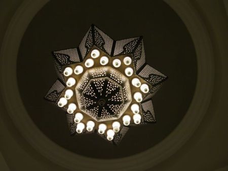eight pointed star chandelier 