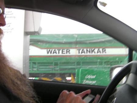 Water Tankar tanker spelled tankar
