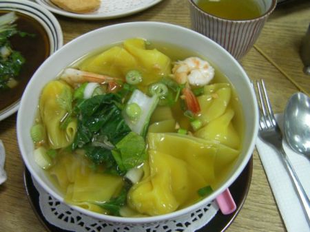 Won Ton Soup bowl of won ton soup