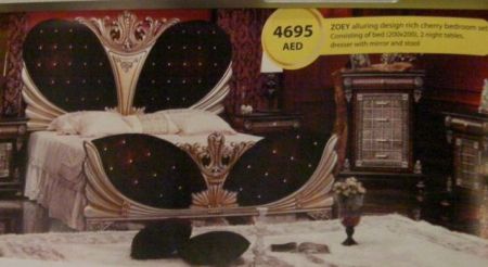 ornate bed