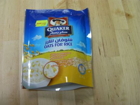 package of Quaker oats for rice