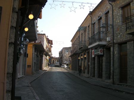 narrow street scene