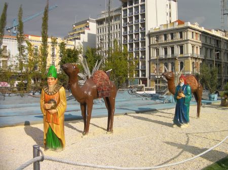 two wise men and two camels