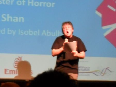 Darren Shan man reading