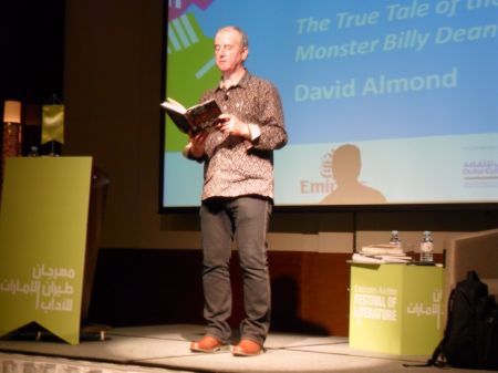 David Almond man reading