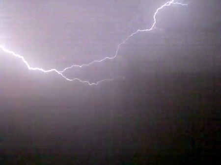 Lightning a lightning bolt