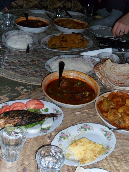 bowls of food