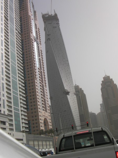 skyscraper that makes a full 90 degree twist