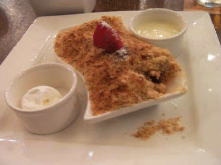 apple rhubarb dessert