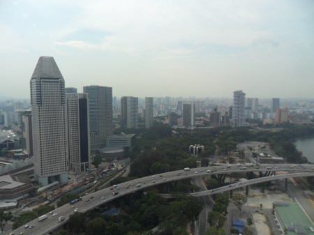 city as viewed from the ferris wheel